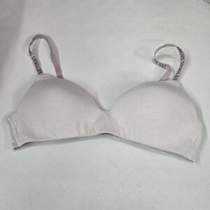 Victoria's Secret Women Bra‎ 36C Light Pink T Shirt Wireless Convertible